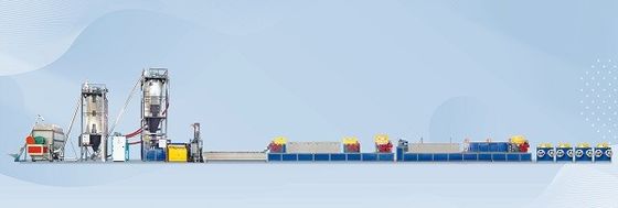 400kgs/H PET Strap Making Machine 125MM Screw Diameter Extrusion Line