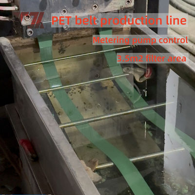 9-32mm Width Customized PET 3 Straps Output Making Machine With Large Extrusion 400kg/H