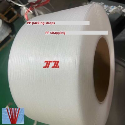 5-15mm pp packing strap white PP packing belt for use with automatic strapping machines
