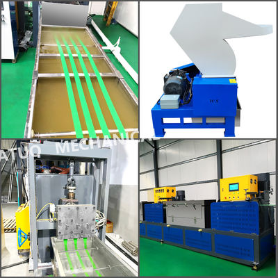 200kg / H PET Strap Packing Belt Extrusion Line Band Extruding Machine With Automatic Winder