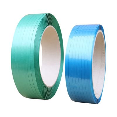 Custom Logo Polyester Packing Belt PET Strapping Band For Packing Metal