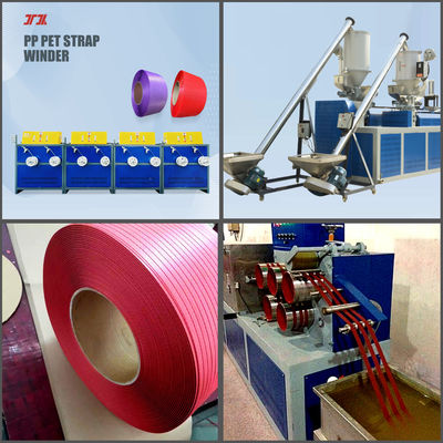 Packaging machinery Single screw PP strapping production line PP strapping equipment with 5-19mm width