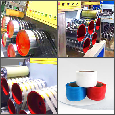 Automatic PP Strap Band Extrusion Line PLC Control Polyester PP Strap Making Machine