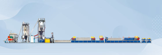 90mm Single Screw PET Strap Making Machine Double Output Making Machine