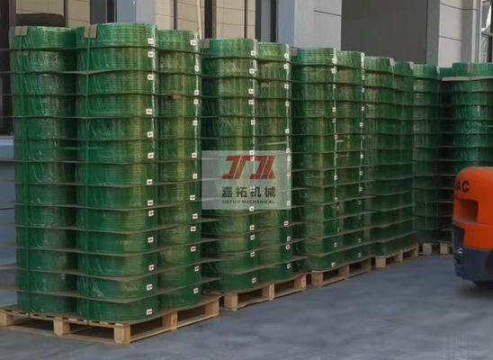 Custom Green Embossed Pallet Packing Strapping Plastic PET Strap Belt For Packaging