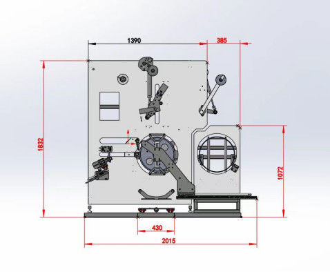 2 Phase 220V Strap Rewinding Machine Full Automatic PP Strap Winder