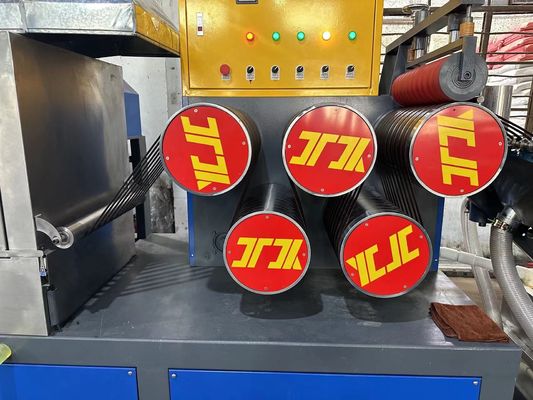 Vacuum Feeder PP Strap Band Extrusion Machine PLC Control Electrical 180-150kgs/H  180-200kg/h PP Strap Band Extrusion