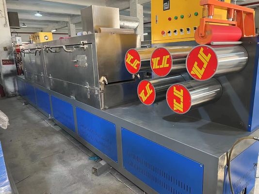 Single Screw PP Strap Band Making Machine With Automatic Feeding System And Winder