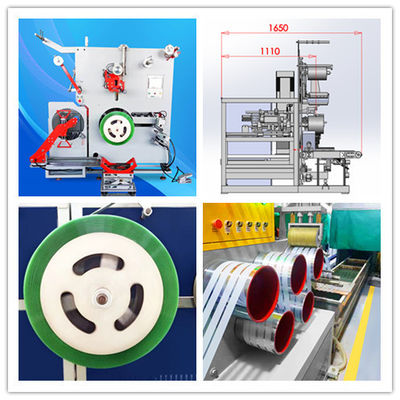 Durable Strapping Band Winding Machine with automatic paper tube change