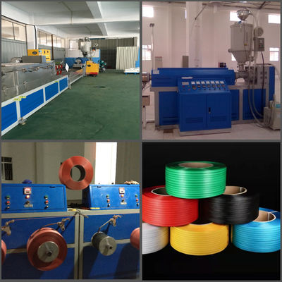 PP Strap Extruder With Hot Cutting System , PP Woven Strap Band Extrusion Machine
