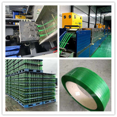 CE Approved PET Strapping Band Production Line Single Screw Energy Saving