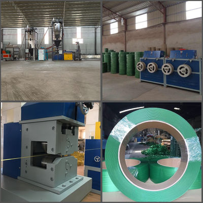 PET Strap Making Machine For PET Bottle Flake 100% Recycled Material