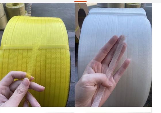 Wholesale plastic strapping tape PP strapping tape PP polypropylene packaging tape with 5-19mm width