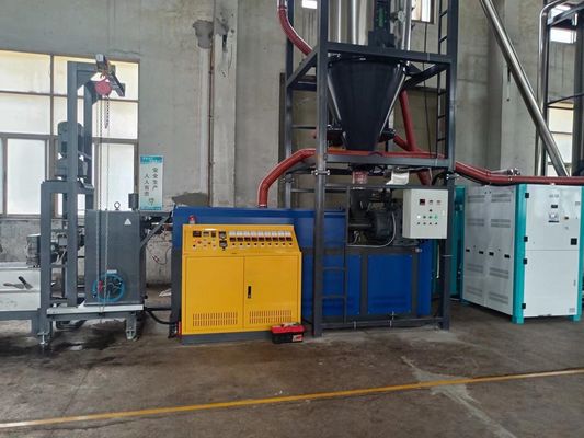 9-32mm Plastic Pet Strap Production Line with five gearbox and 3.5m2 filter