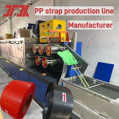 Single Screw PP Strap Production Machine For 5-19mm Width With Automatic Winder
