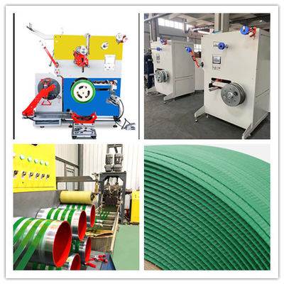 Line speed 150-250 m/min PP PET automatic winding machine Automatic winding machine in cable overall