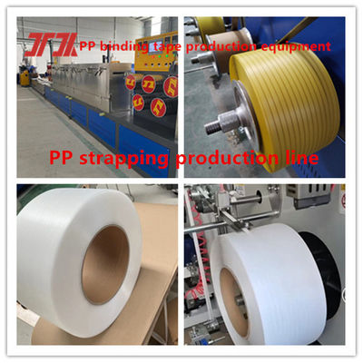 Plastic Packaging Machinery PP Strapping Tape Extruder PP Strapping Tape Production Line Automatic Winding Machine