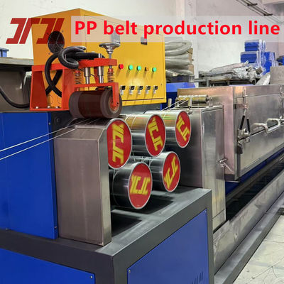 Double Screw Plastic PP Packing Belt Extruder Making Machine with Good Flexibility
