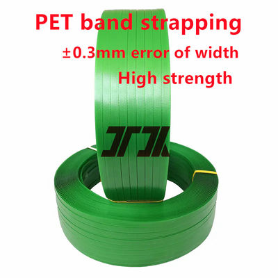 Smooth Embossed PET Packing Belt Use For Pallets Bricks Packing With Strong Strength And Good Flexible