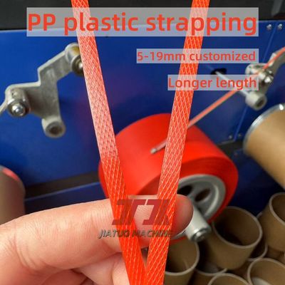 Wholesale Price Red White Transparent Plastic Strap Polypropylene Strapping Band Red PP Strapping Packing Belt Stock
