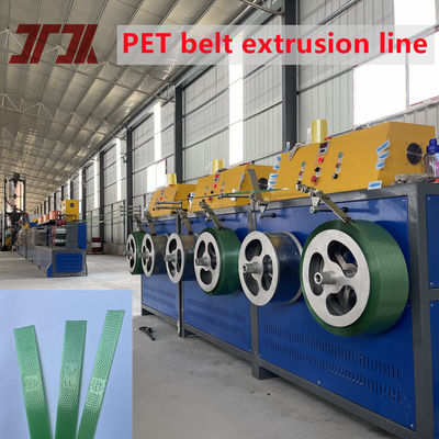 280KG/H Capacity PET Package Box Strap Extrusion Making Machine 2 Line Equip To Automatic Winder With PLC Control