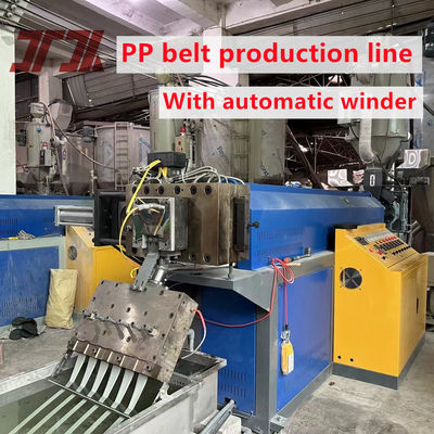 200 Kg/H Double Screw PP Packing Belt Strap Manufacturing Extrusion Making Machine With Double Screen Changer