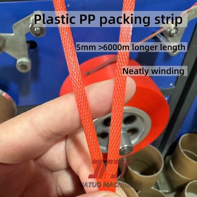 Bricks cartons Packing PP Strap Extrusion Line with automatic winding machine make long length strapping