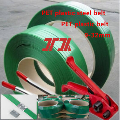 Packaging Materials 9-25mm PET Plastic Steel Strapping PET Pallet Strapping PET Steel Strapping for Pneumatic Strapping Machine Handheld Strapping Machine