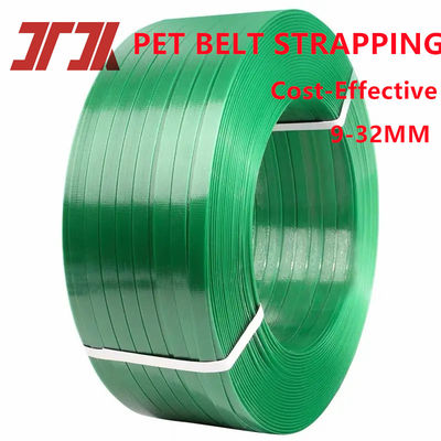 Machine Hand Plastic Packing Strip Belt Roll Polyester PET Strap With Strong Strength 350-950kgf