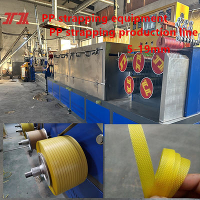 5-19mm Width PP Plastic Strap Making Machine With PLC Control And Automatic Winder