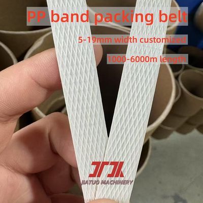 Single Screw Plastic PP Strap Making Machine With 4nets Automatic Changer And PLC Control