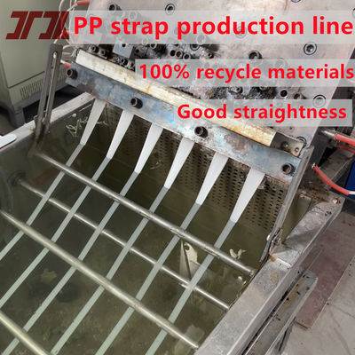 100% Recycled Material Use PP Strap Production Line With Energy-Saving hot Circulation Oven