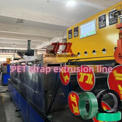 PET strap making machine 9-25mm plastic PET plastic steel equipment with automatic winding machine
