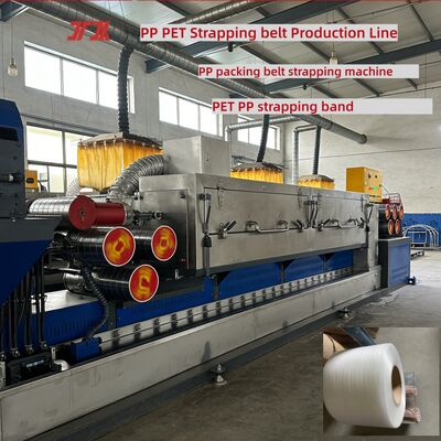 100% Polypropylene PP strapping machine PP strapping production line with PLC control system