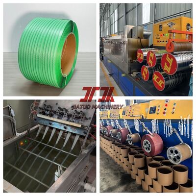 5-19mm Industrial Polypropylene Strap Making Machine With Double Embossing Machine
