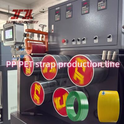 5-19mm Customized PP Strapping Roll Manufacturing Machine With PLC Automatic Winder