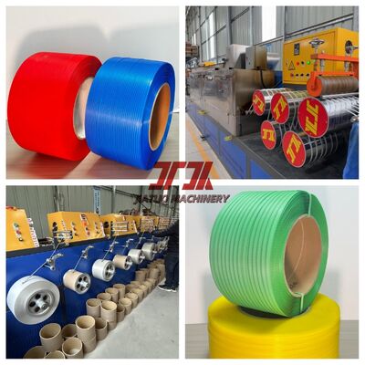 Double Screw High Productivity PP Strap Production Line With CE SGS Certification