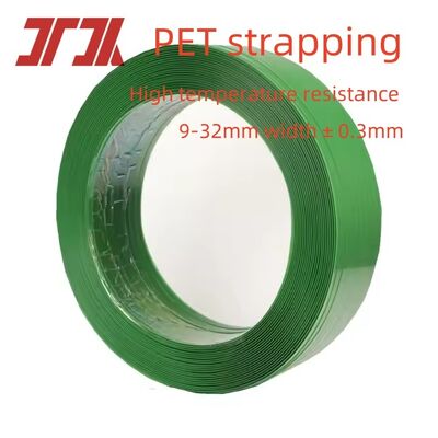 9-32mm Durable PET Polyester Green Packing Strapping Band Pet Plastic Packing Strap