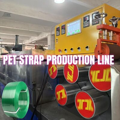 Single Screw PET Plastic Strap Production Line Making Packing Belt Strap With 150m/min Line Speed 