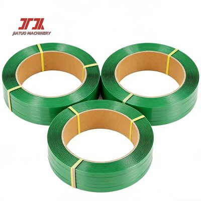 Green Embossed High Strength Plastic Polyester Packing Straps PET Strapping Band Roll