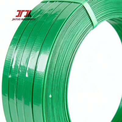 9-32mm PET strapping Green PP PET packaging strap  made from pneumatic strapping tools