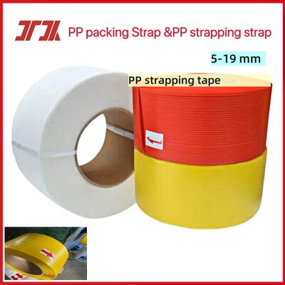 100% PP Polypropylene PP strapping 5-15mm PP packaging belt for automated strapping equipment