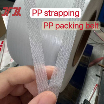 White PP packing belt 5-12mm PP PET strapping with Fully automatic strapping machine