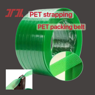 High-speed PET strapping 16mm green PET strapping for manual/electric strapping tools