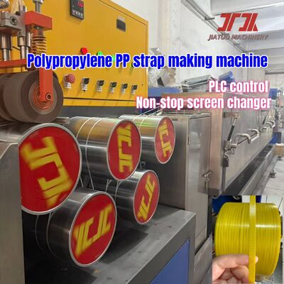 Energy‑Saving 80KW PP Strap Extrusion Line with Hard Chrome Five‑Roller System
