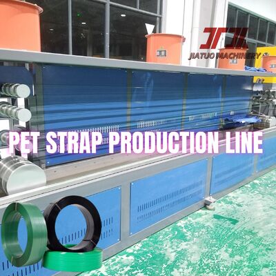 9-32MM محرك إنتاج رباطات الفولاذ PET مع التحكم في PLC وملف آلي