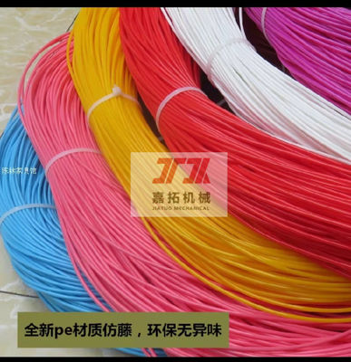 EVA Rattan Making Machine 25kW 380V 50Hz Plastic Rattan Extruder PP Packing Belt Machine for Rattan Making