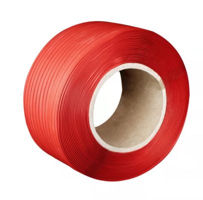Green Embossed Pallet Strapping Belt Plastic PET Strap Belt For Packaging