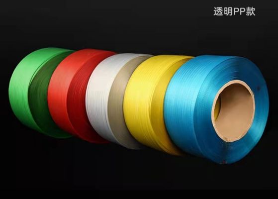 Factory wholesale 9-25mm PET plastic strapping PET plastic steel strapping iron strapping with Applicable to pneumatic strapping machine