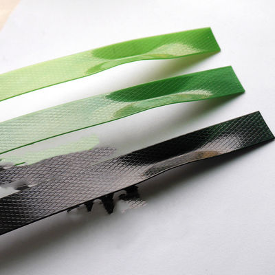 High Efficiency PET Strapping Belt Customized Color Pattern Logo For Cargo Lashing